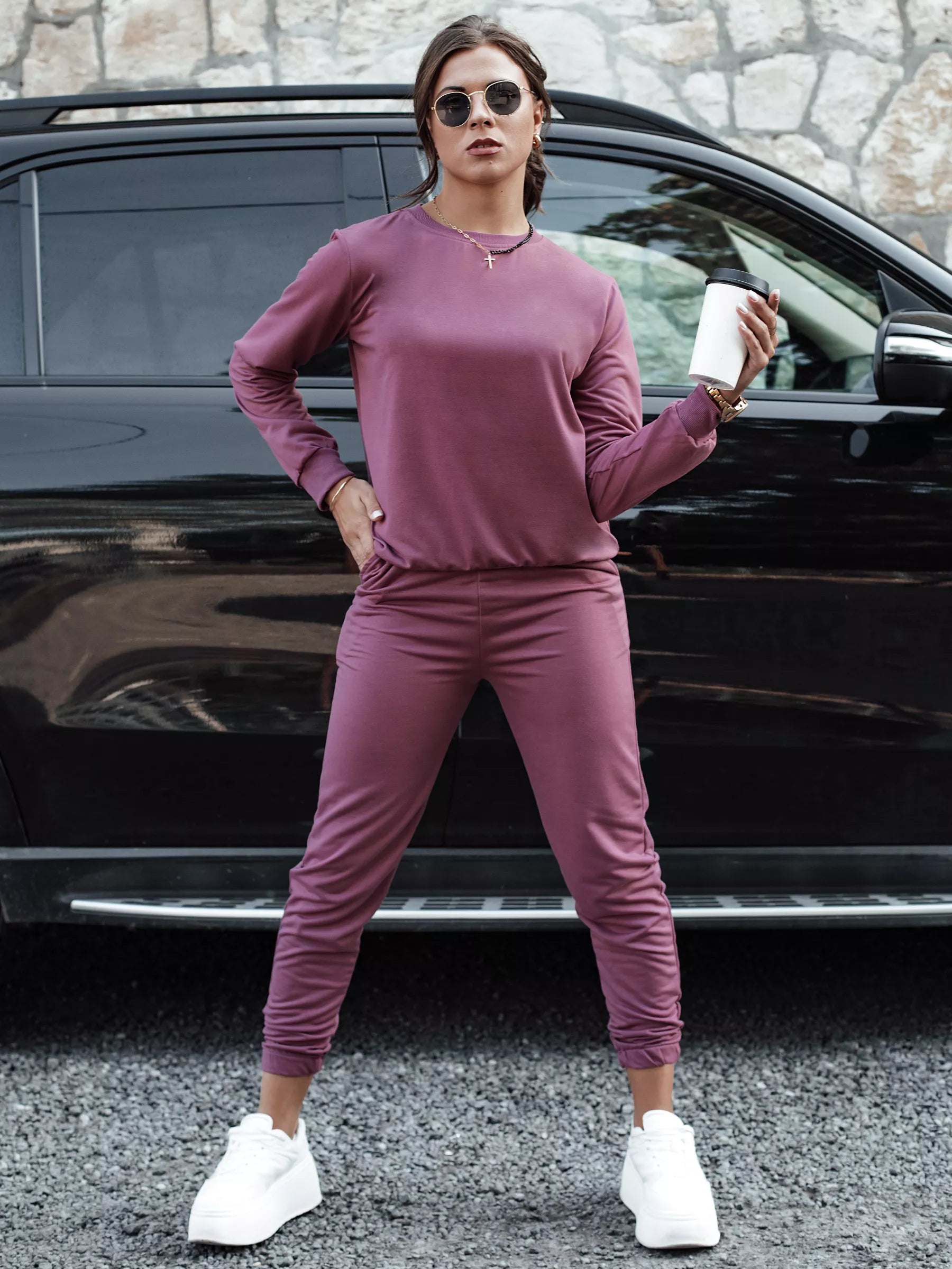 Moteriškas bordo komplektas Milin