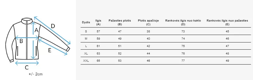 Moteriška rusva striukė Basik