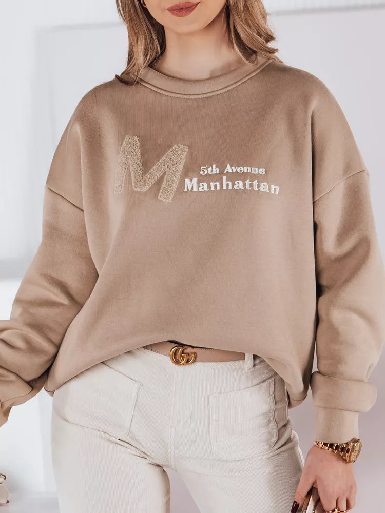 Moteriškas rudas džemperis Aven