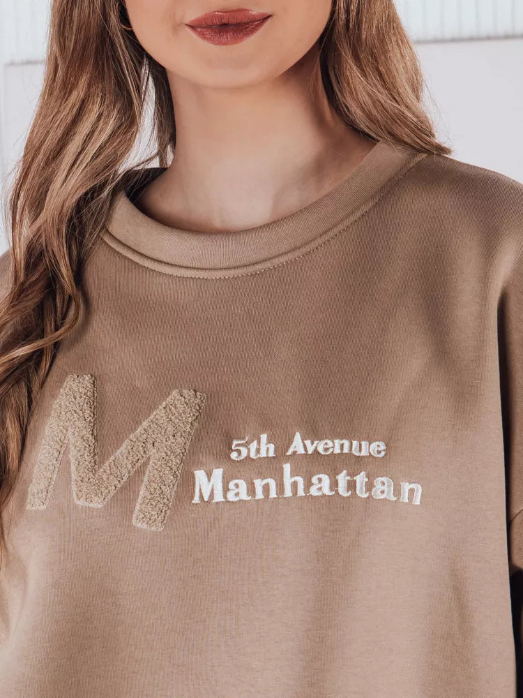 Moteriškas rudas džemperis Aven