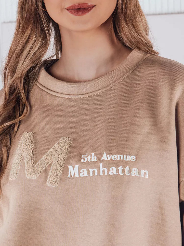 Moteriškas rudas džemperis Aven