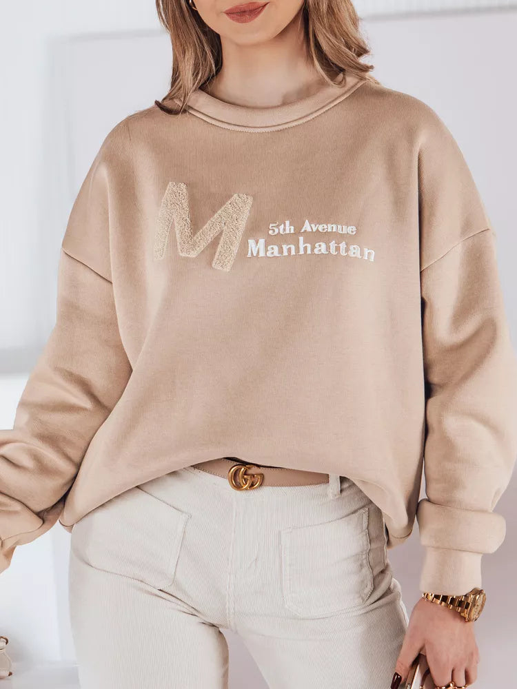 Moteriškas rusvas džemperis Aven