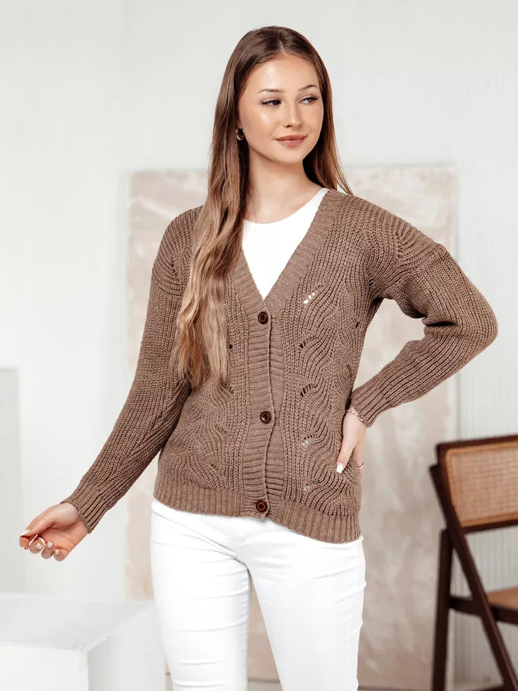 Moteriškas rudas megztinis Livi