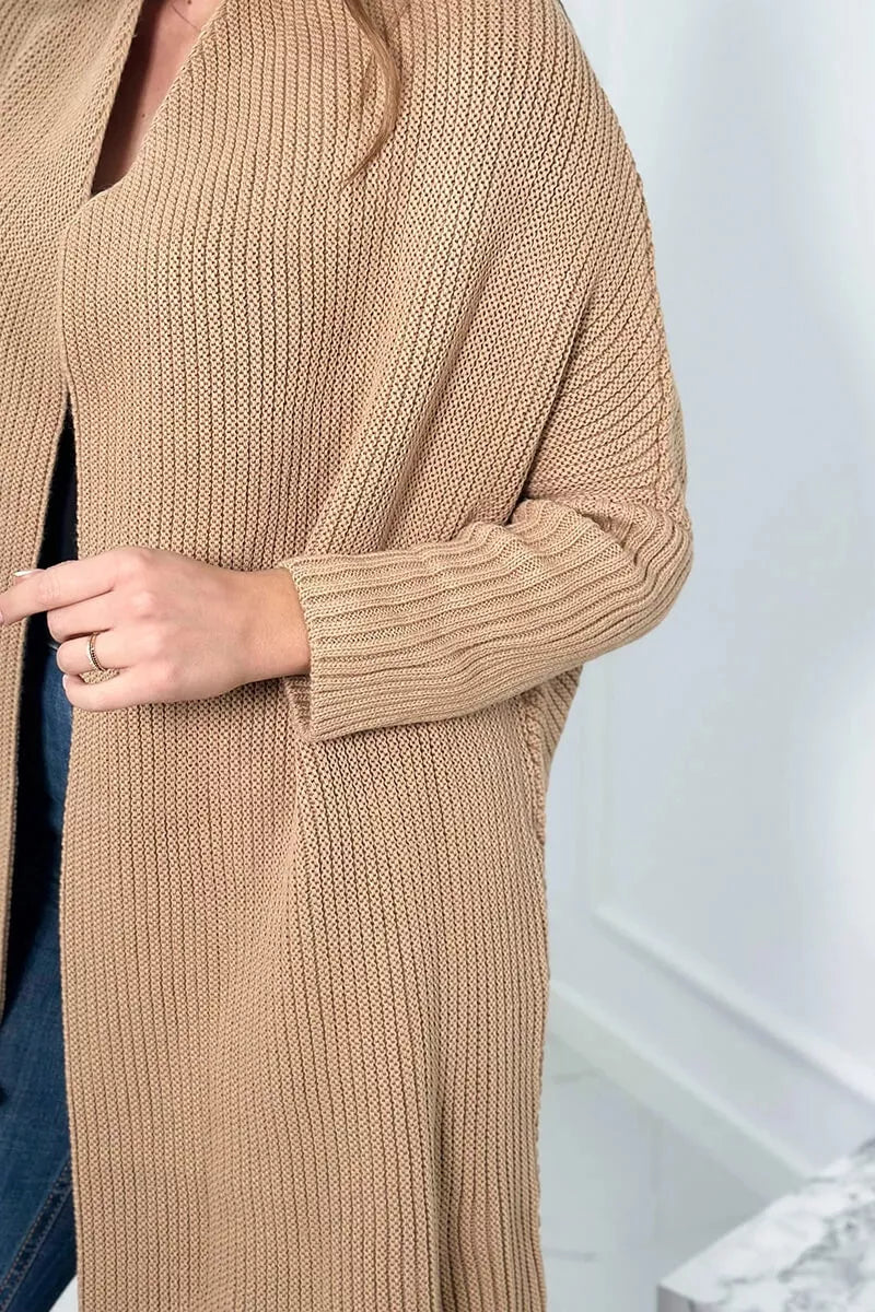 Moteriškas rudas kardiganas Nave