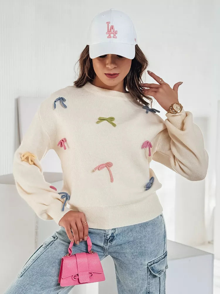 Moteriškas rusvas megztinis Tula