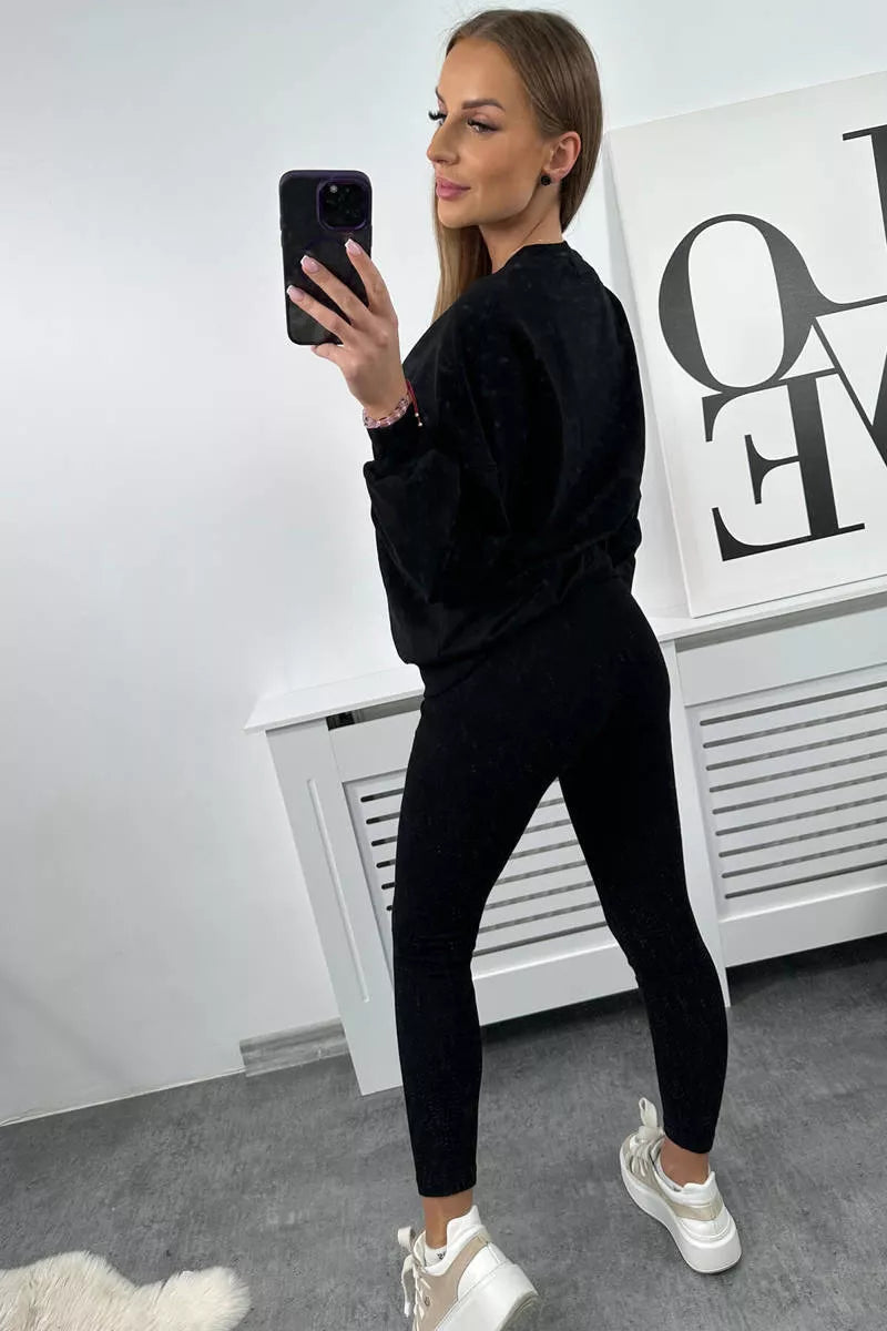 Moteriškas juodas komplektas California