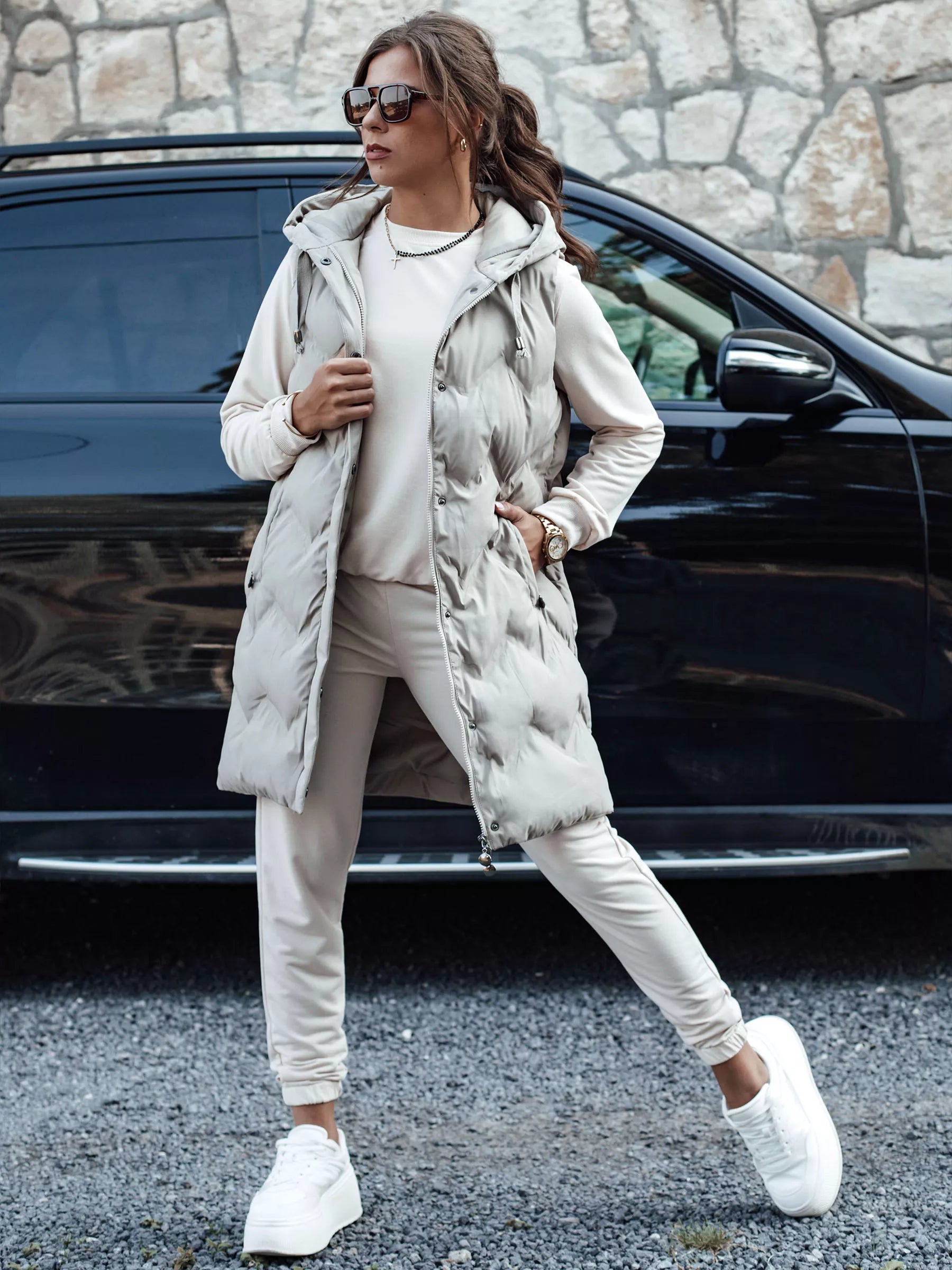 Moteriškas rusvas komplektas Milin