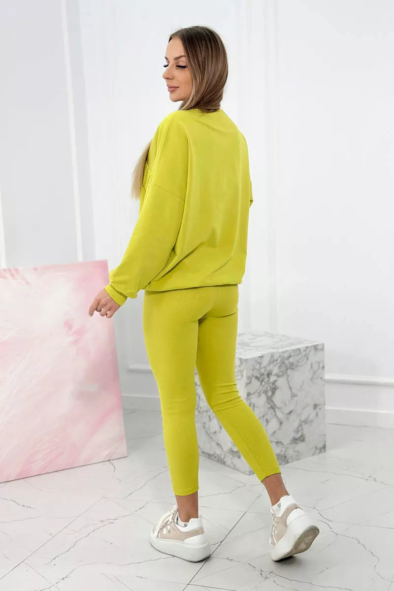 Moteriškas geltonas komplektas California