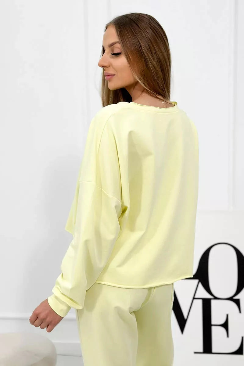 Moteriškas geltonas komplektas Evoli