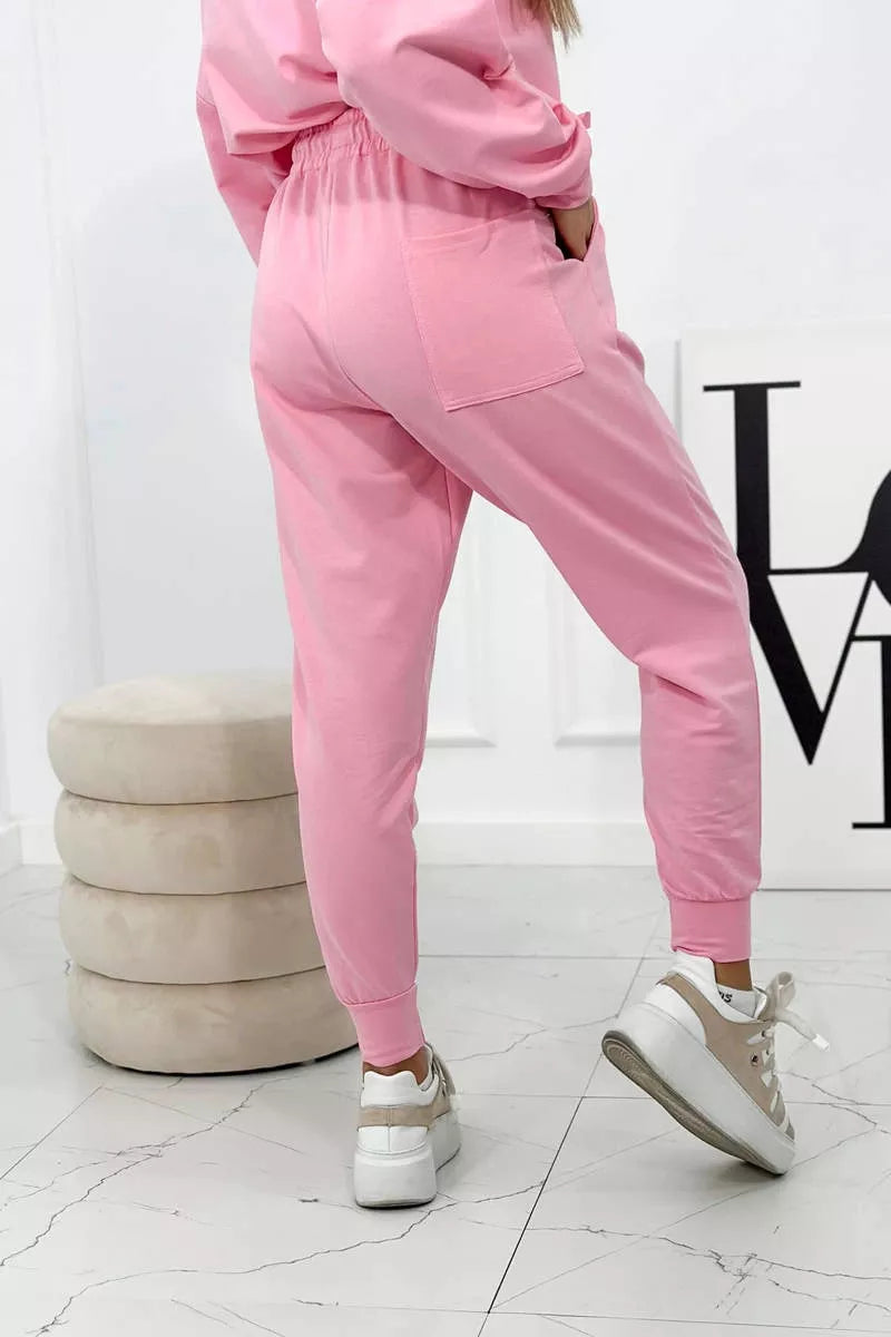 Moteriškas šviesiai rožinis komplektas Evoli