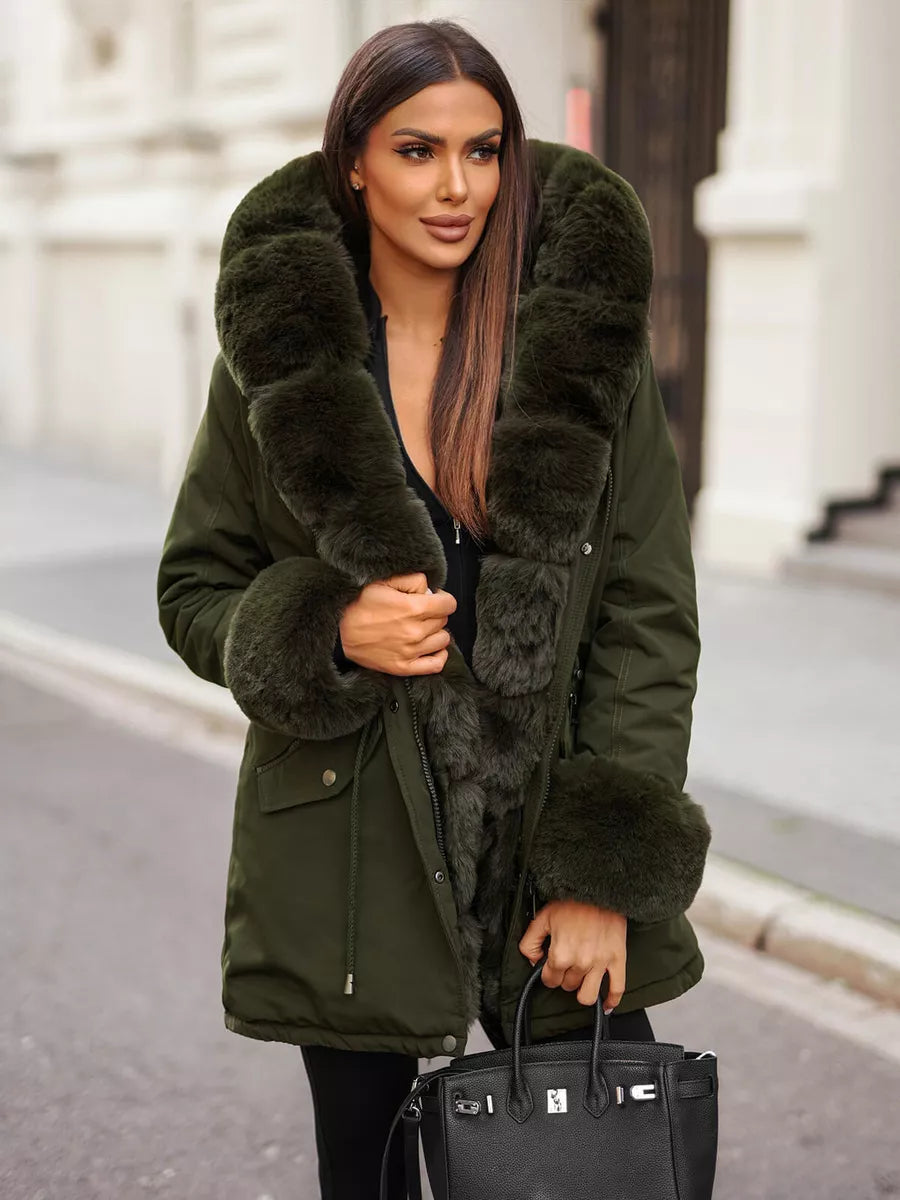 Moteriška chaki spalvos striukė Gibon