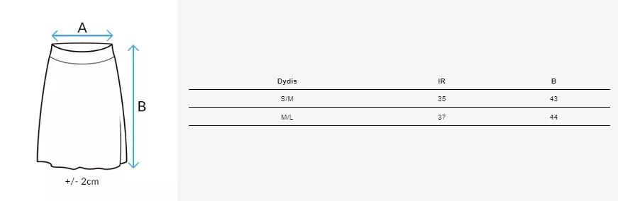 Trumpas moteriškas rusvas sijonas Quilla