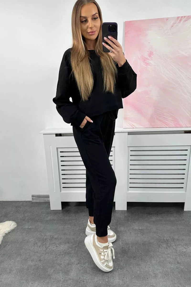 Moteriškas juodas komplektas Evoli