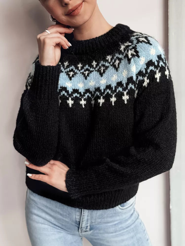 Moteriškas juodas megztinis Dova