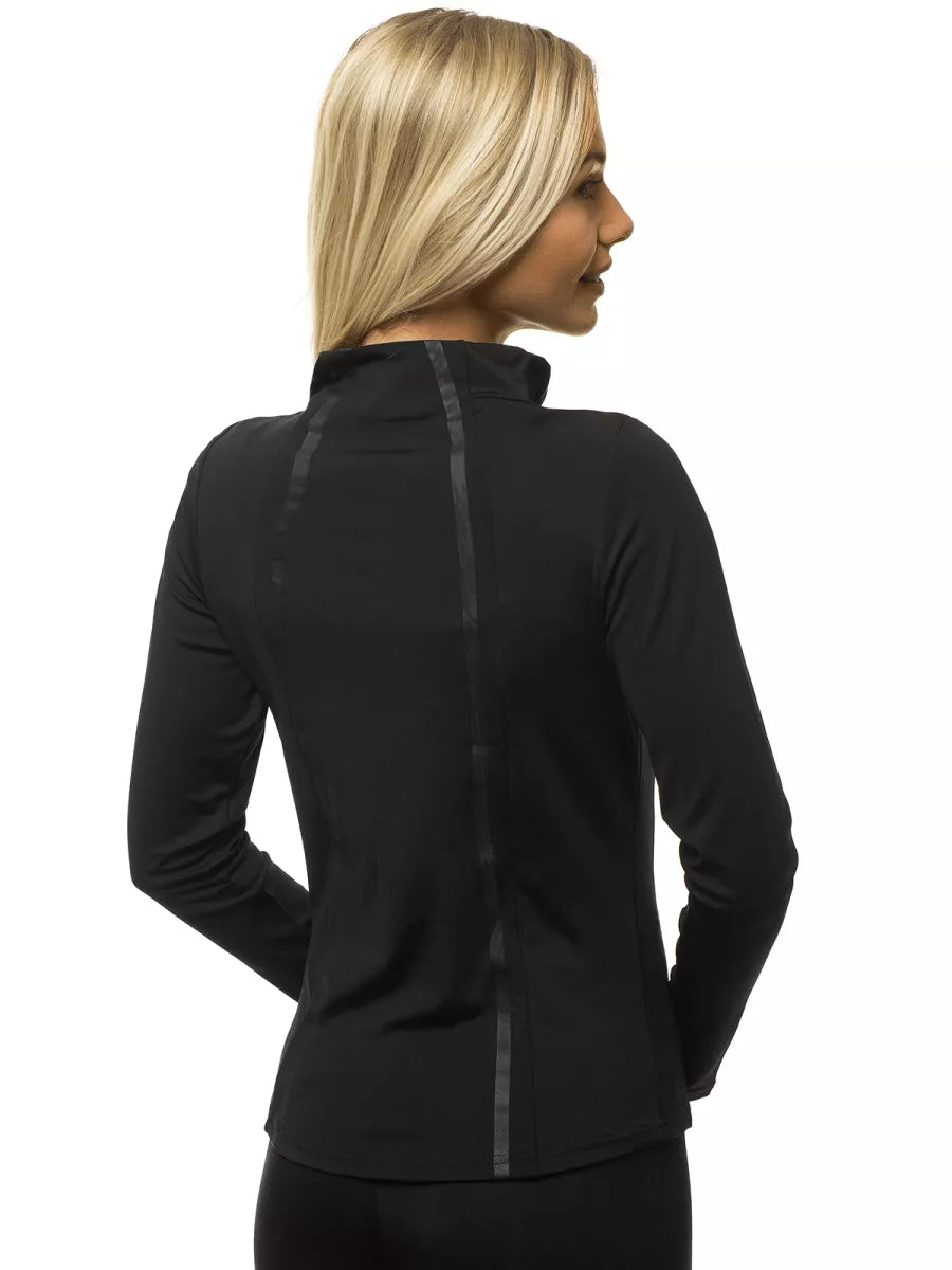 Moteriškas juodas džemperis Sater