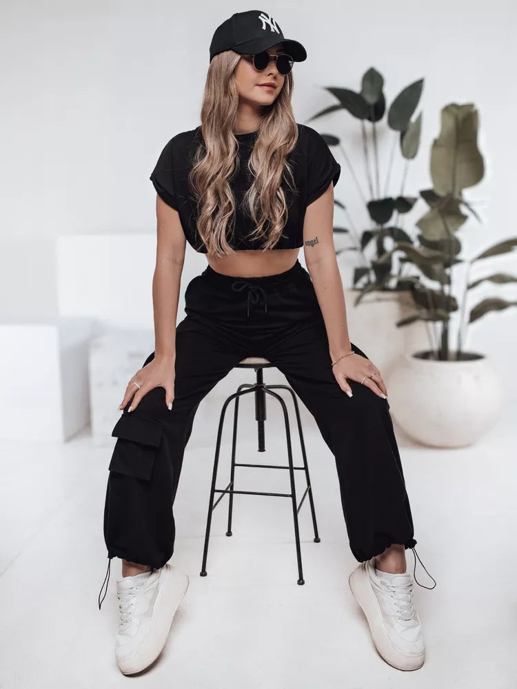 Moteriškas juodas komplektas Sori