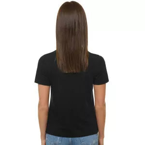 Moteriški juodos spalvos marškinėliai Vytis