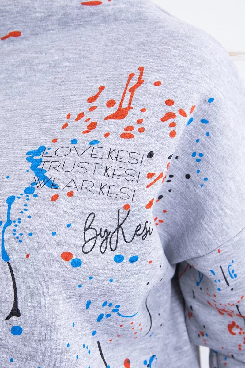 Moteriškas pilkas komplektas Splash