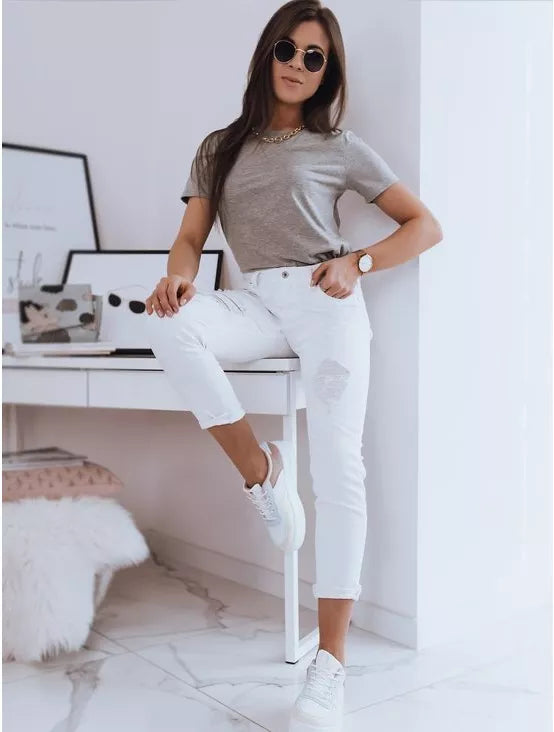 Moteriški pilkos spalvos marškinėliai Mayla