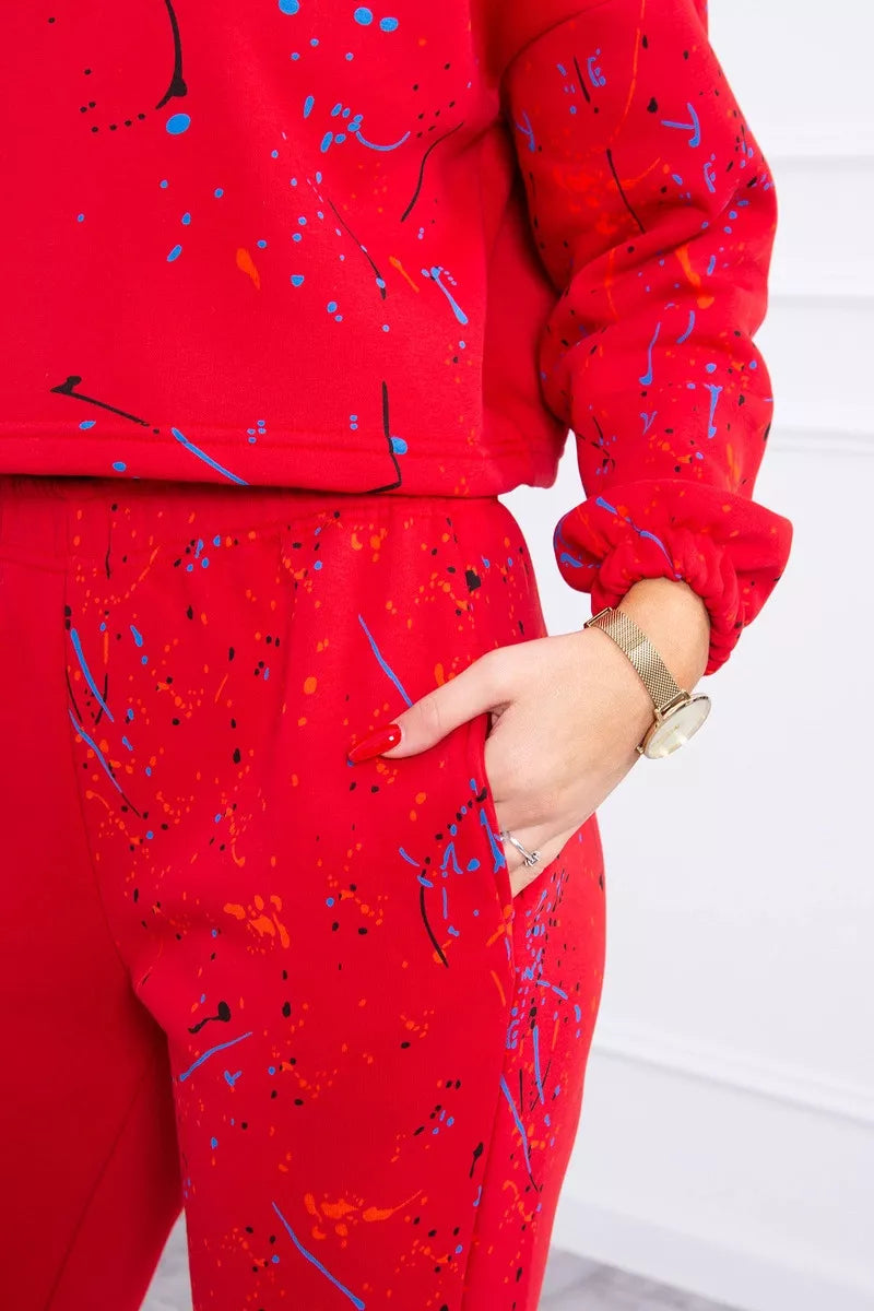 Moteriškas raudonas komplektas Splash