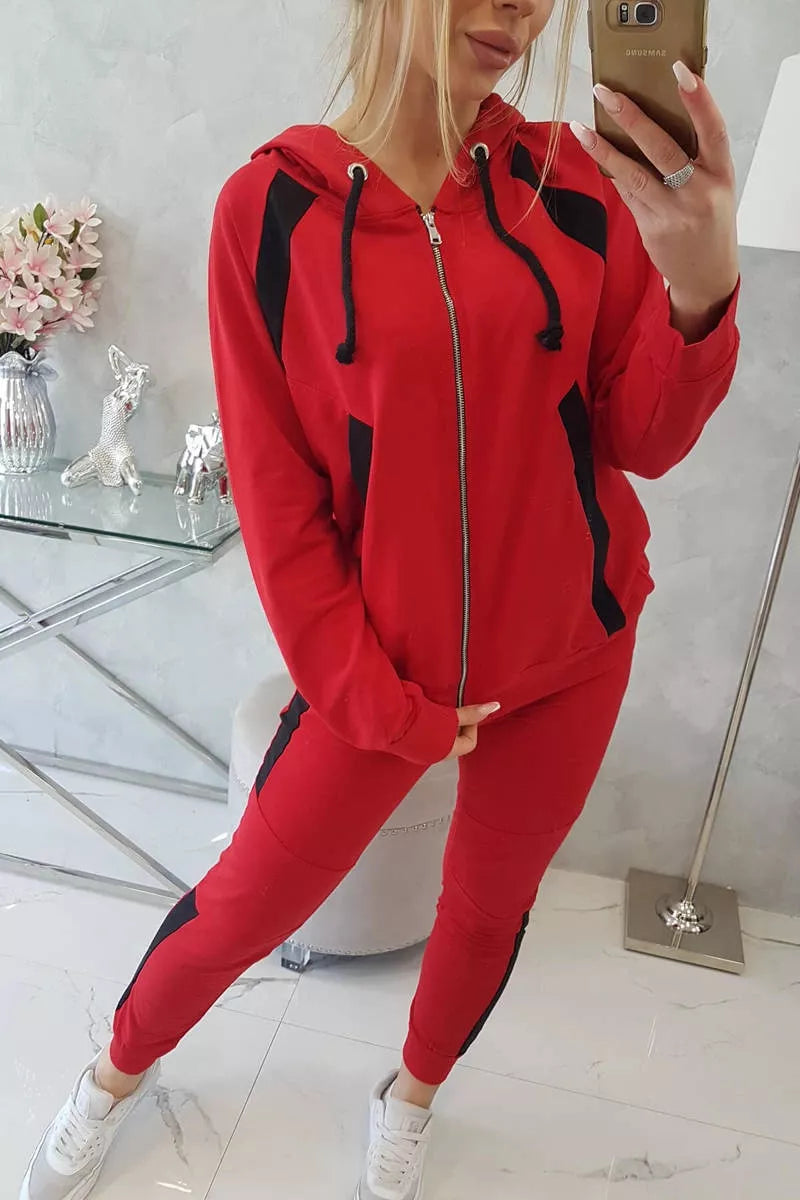 Moteriškas raudonas komplektas Twise