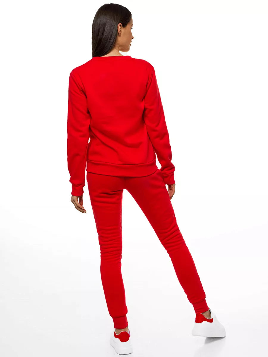 Moteriškas raudonas džemperis MAMA