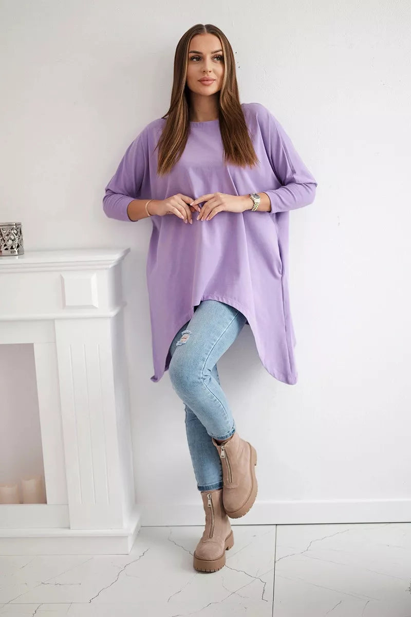 Moteriška violetinė palaidinė Rosit