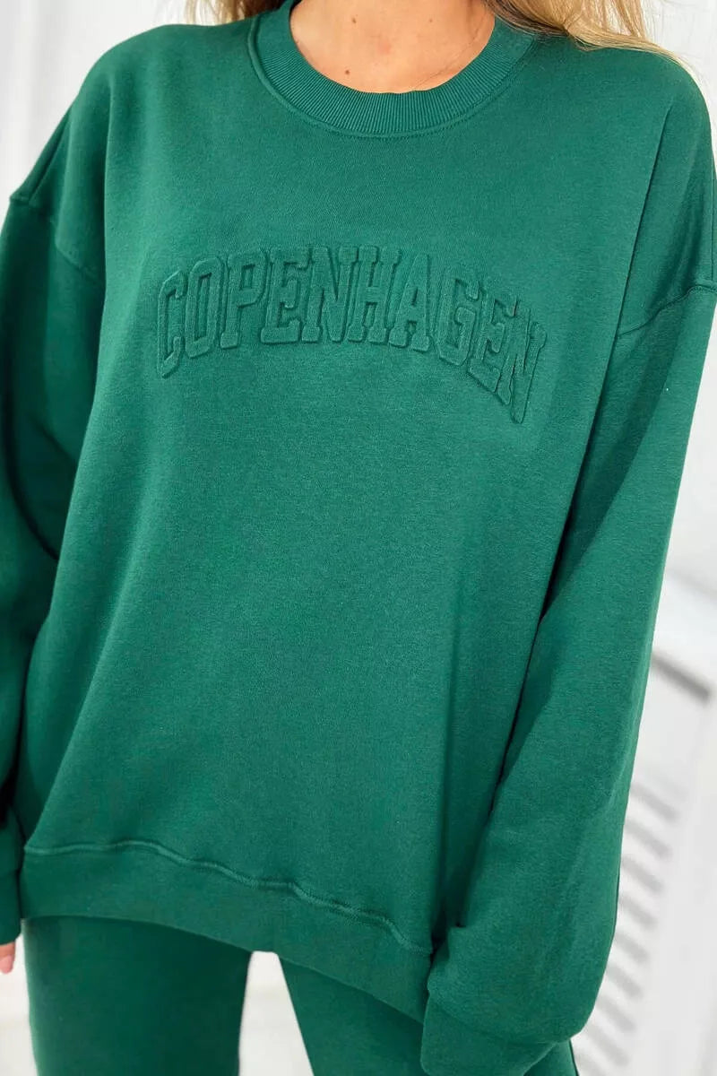 Moteriškas žalias komplektas Copenhagen