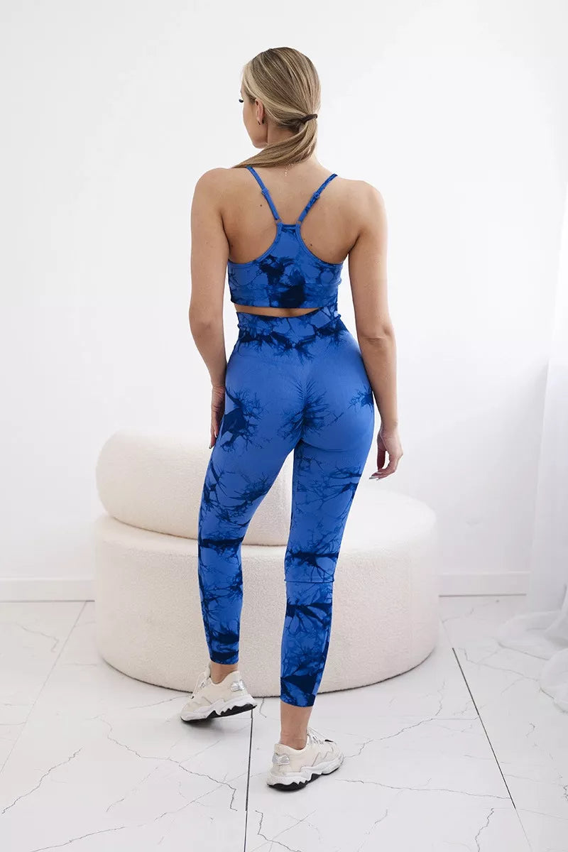 Moteriškas mėlynas komplektas Fitness