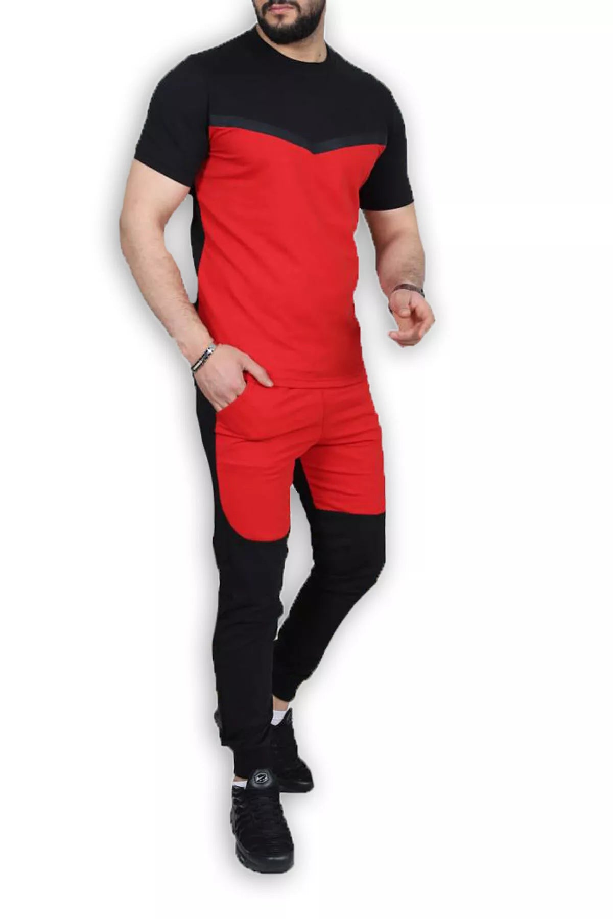 Sportinis komplektas juoda - raudona Karter