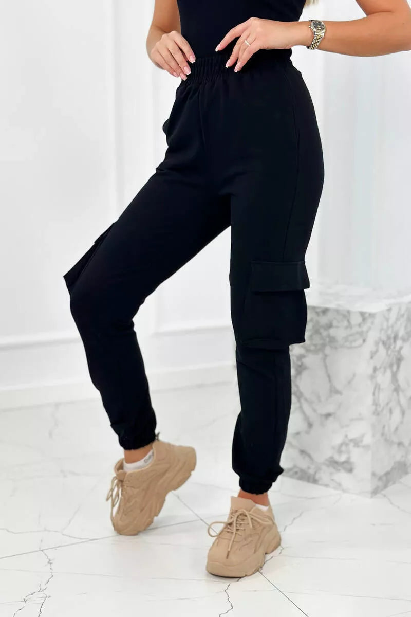 Trijų dalių moteriškas juodas komplektas Lovet