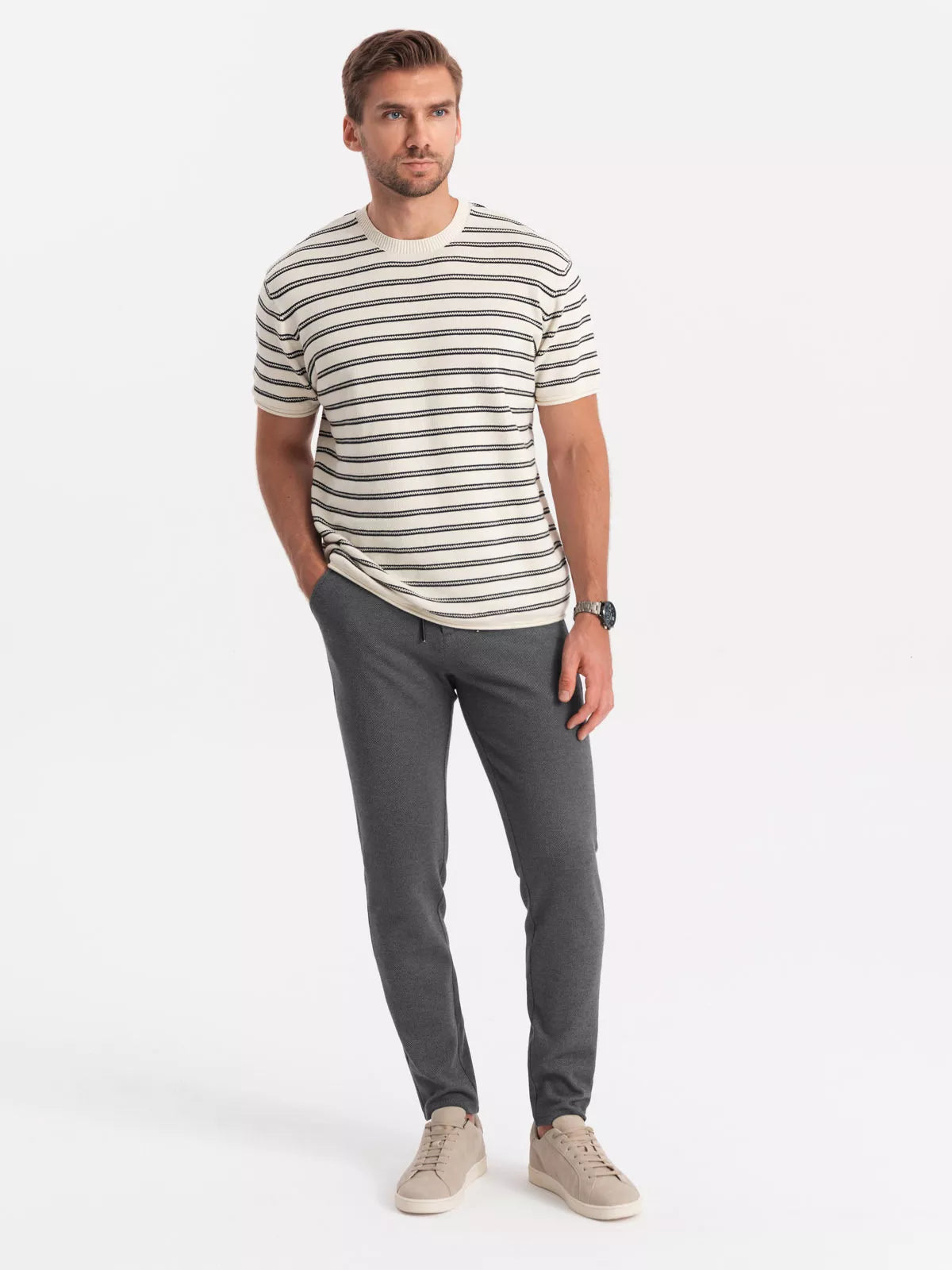 Tamsiai pilkos spalvos kelnės Miren