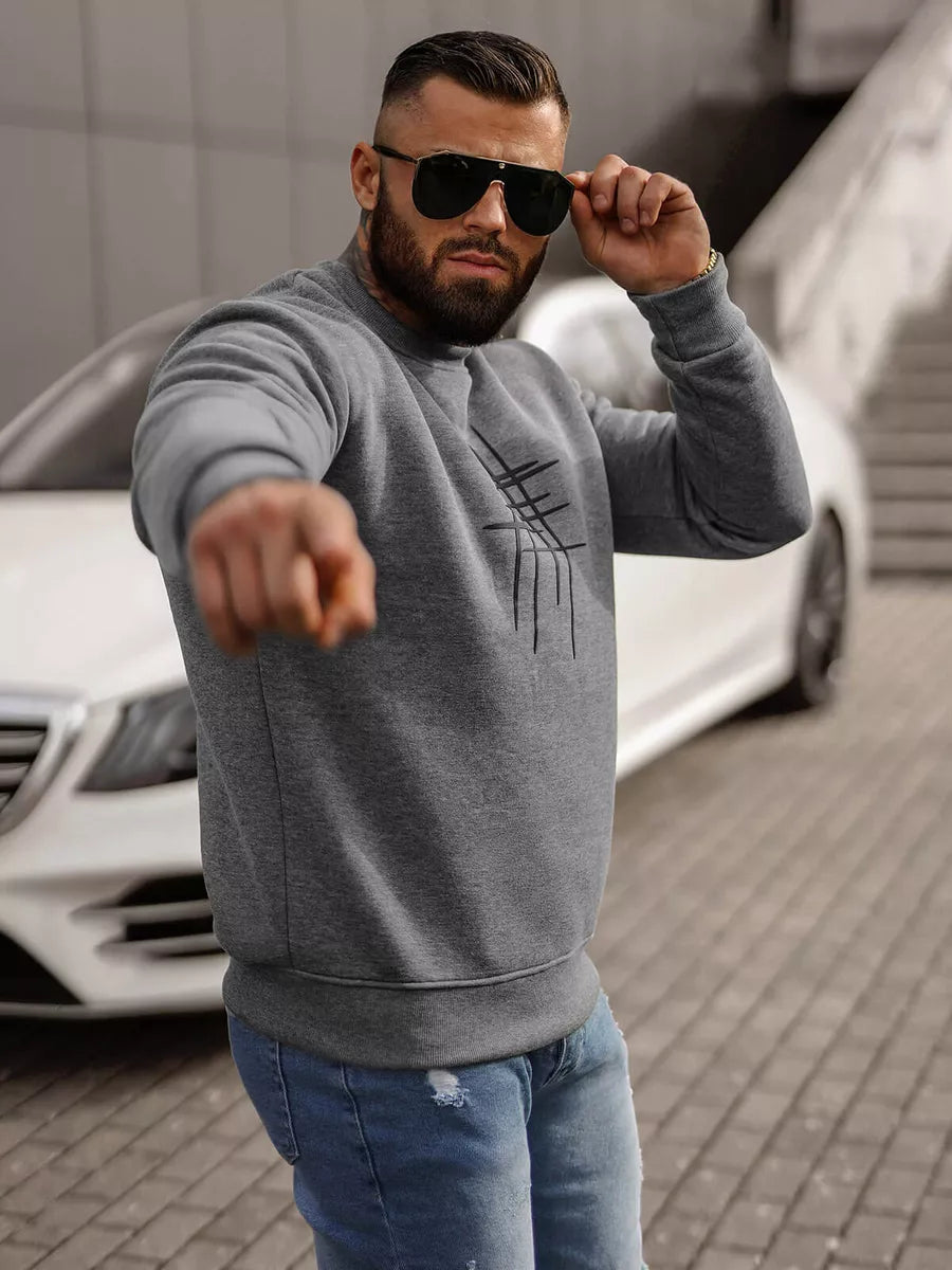 Tamsiai pilkos spalvos džemperis Ethan