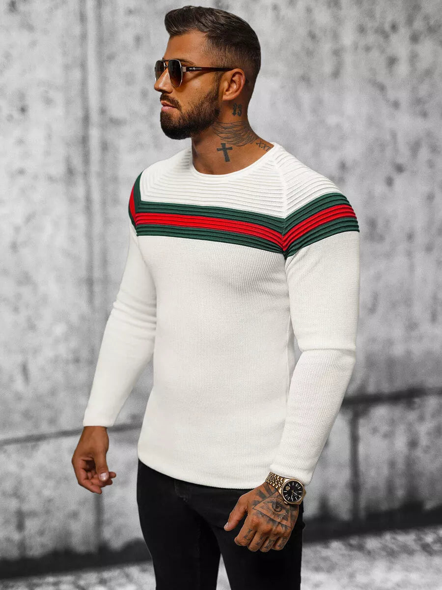 Vyriškas baltas megztinis Omer