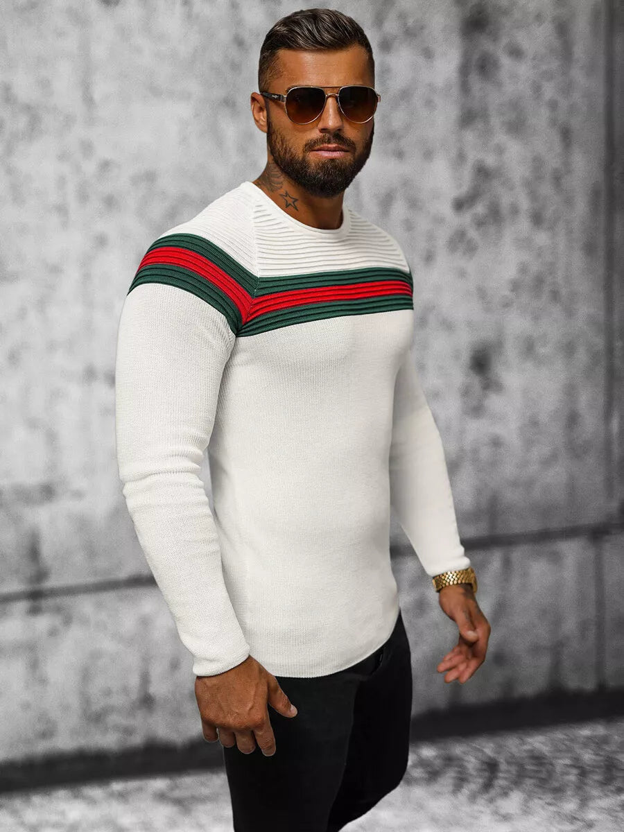 Vyriškas baltas megztinis Omer