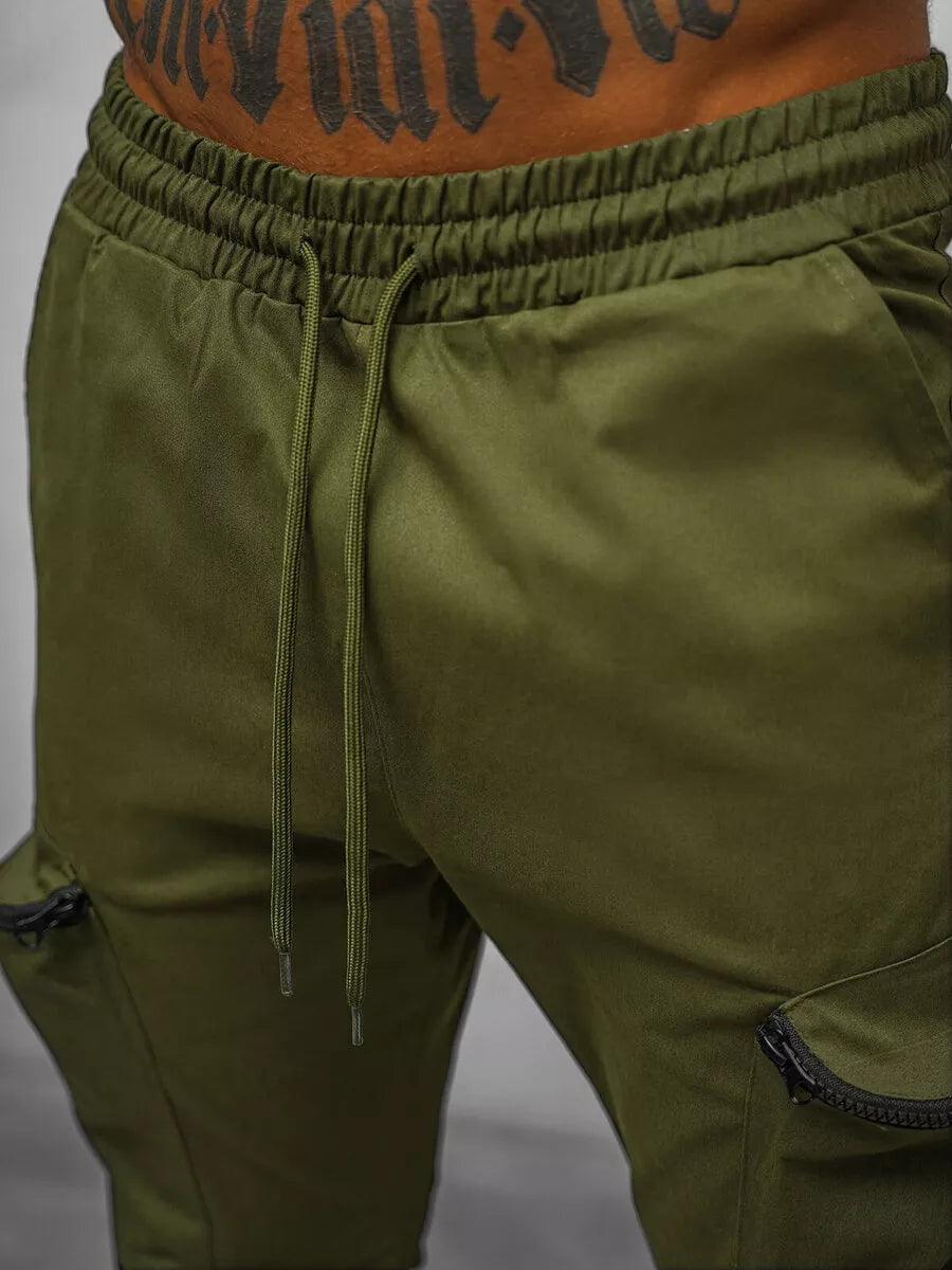 Vyriškos chaki spalvos kelnės Igorin