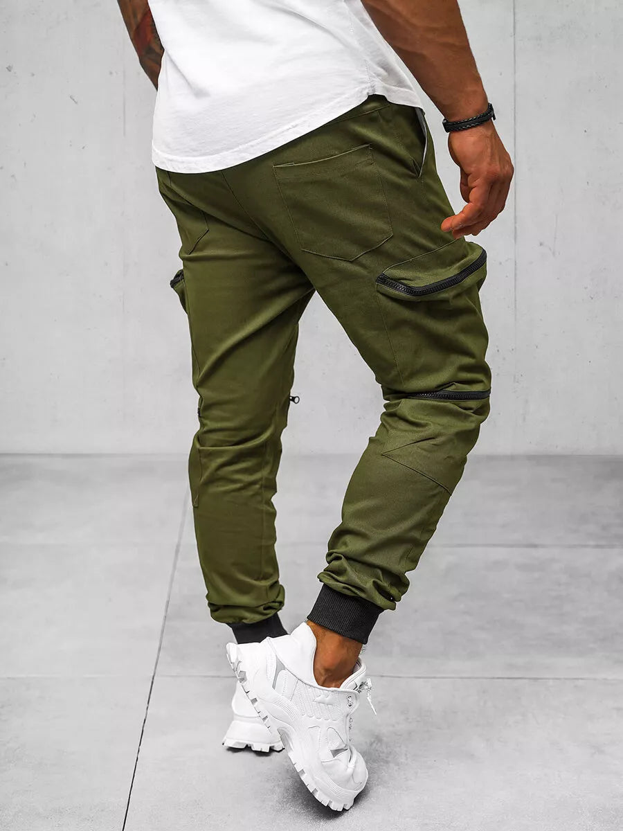 Vyriškos chaki spalvos kelnės Igorin