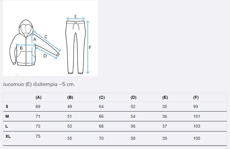Vyriškas tamsiai mėlynas plonas komplektas Vytis
