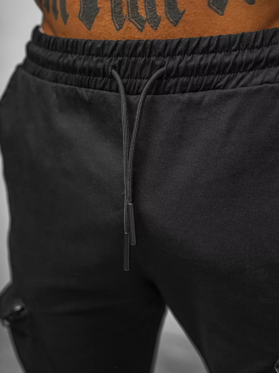 Vyriškos juodos spalvos kelnės Igorin