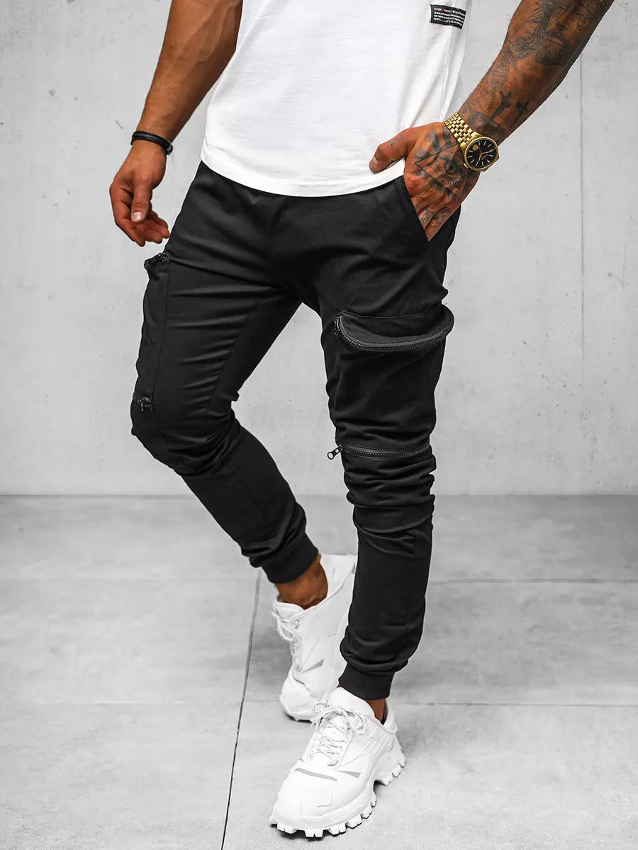 Vyriškos juodos spalvos kelnės Igorin