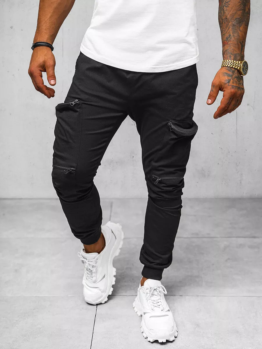 Vyriškos juodos spalvos kelnės Igorin