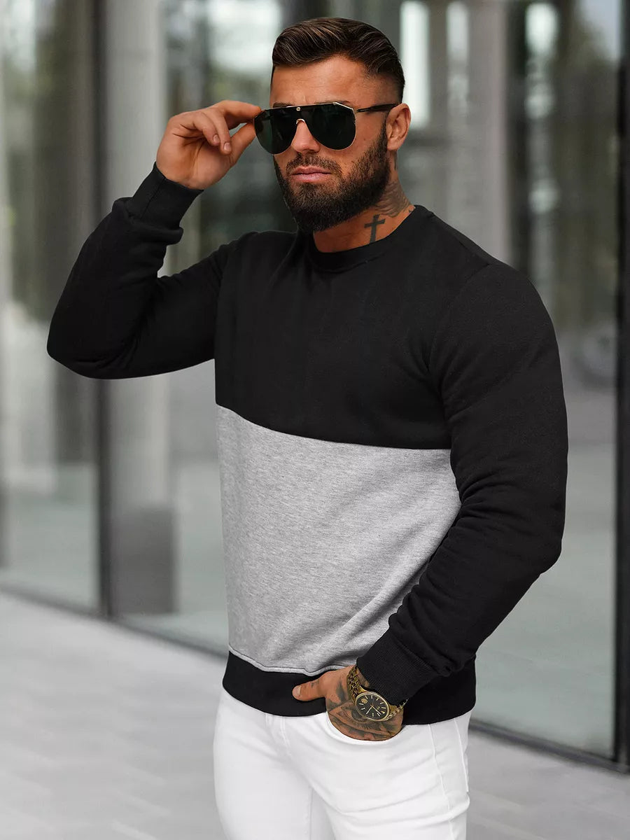 Vyriškas juodos spalvos džemperis Feder