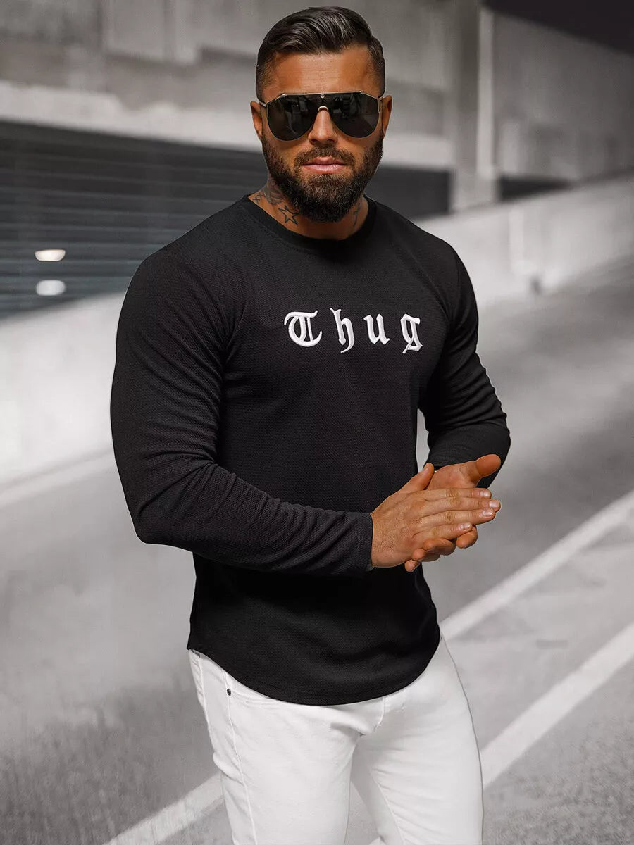 Vyriškas juodas megztinis Hug