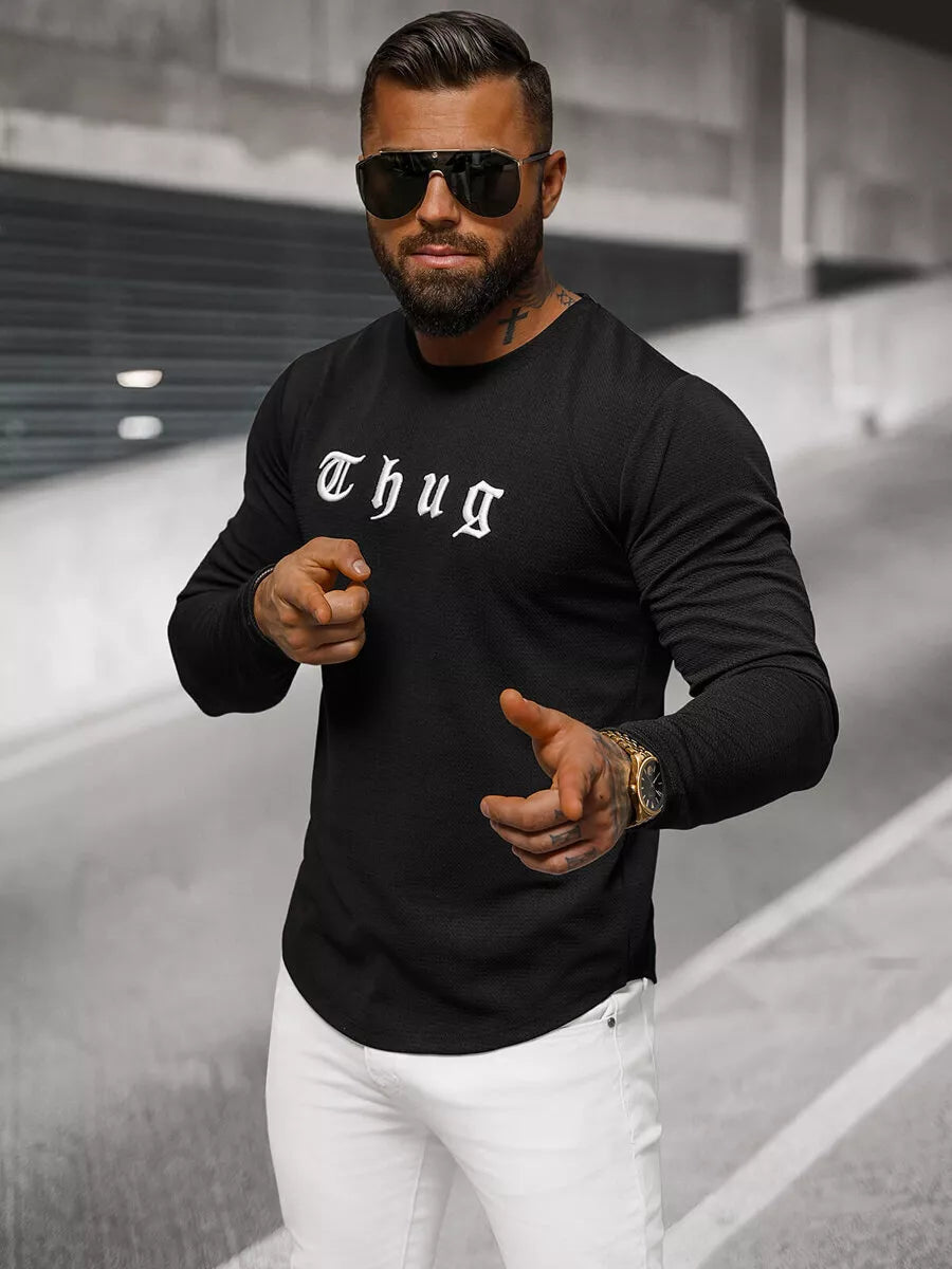 Vyriškas juodas megztinis Hug