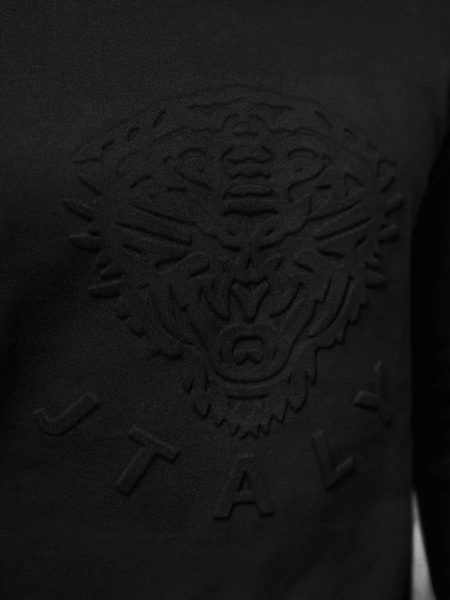 Vyriškas juodas megztinis Italy