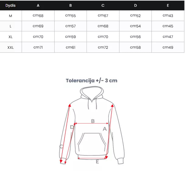 Vyriškas juodas džemperis Lorenzo