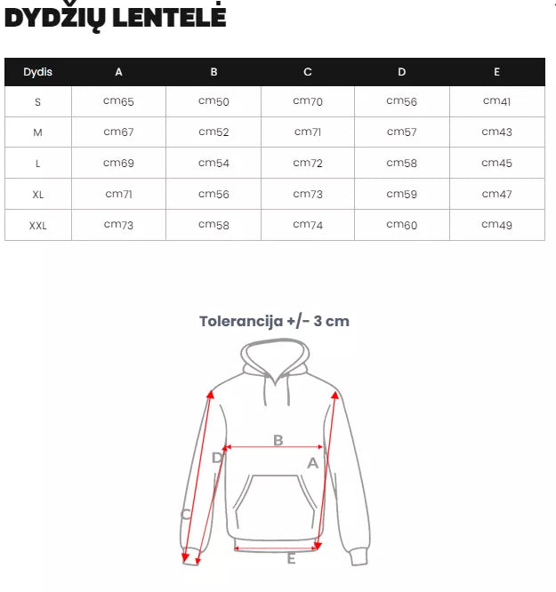 Vyriškas juodas džemperis Luke
