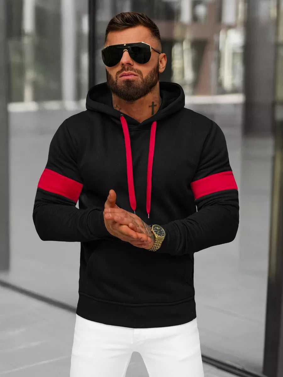 Vyriškas juodas džemperis Oven