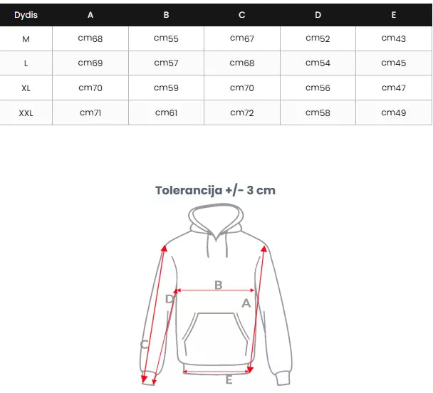 Vyriškas juodas džemperis Ovil