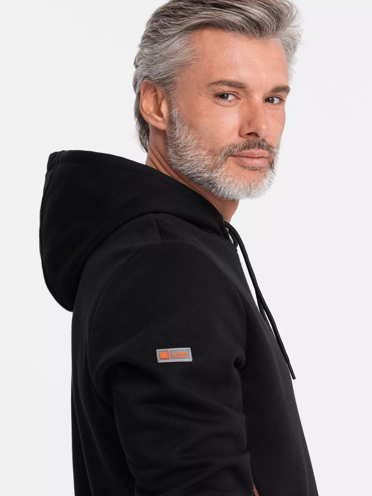 Juodas vyriškas džemperis Runo